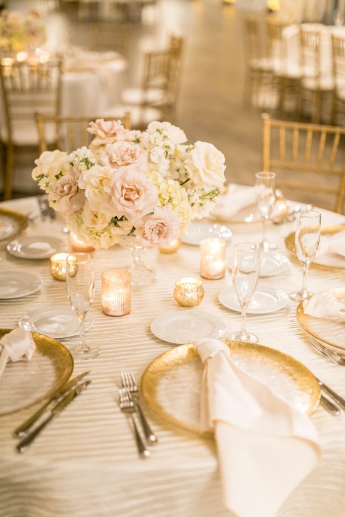 Nice set dinner table for wedding